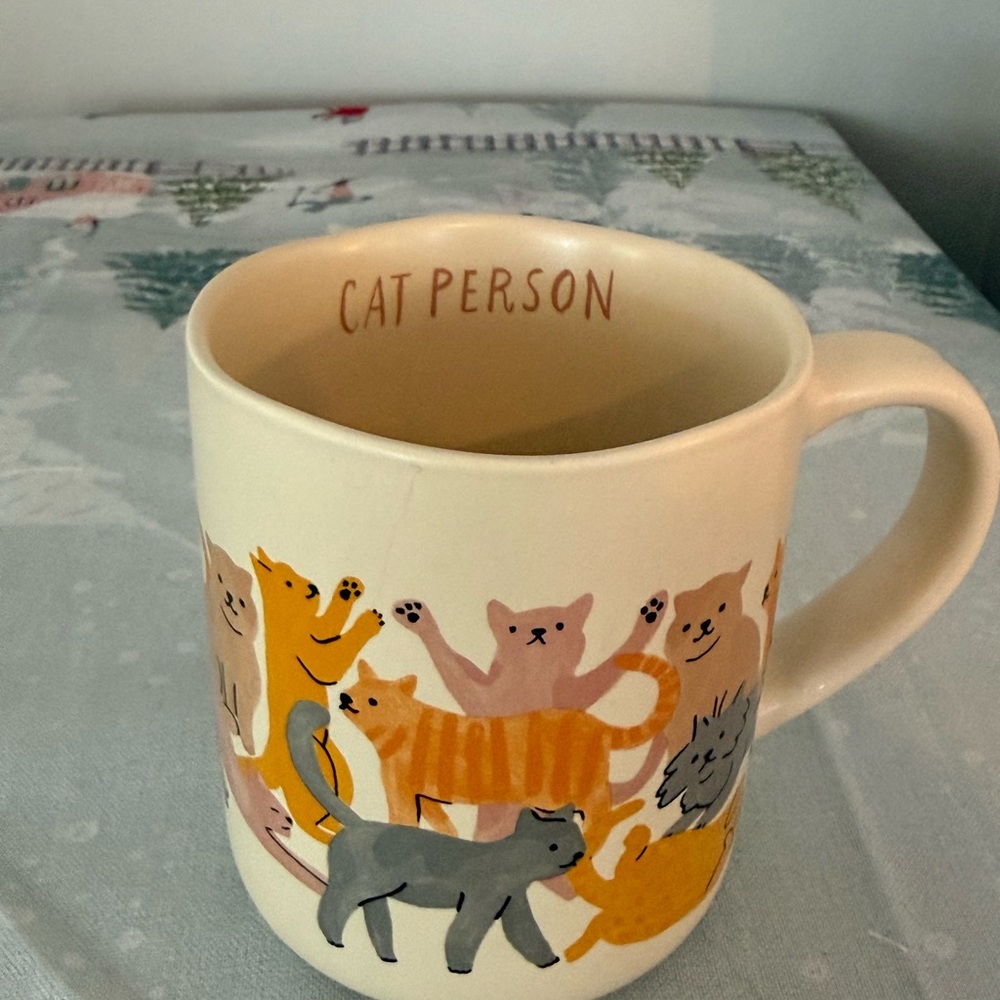 Opalhouse Cat Person Mug - Cream and Multicolor - Picture 2 of 5